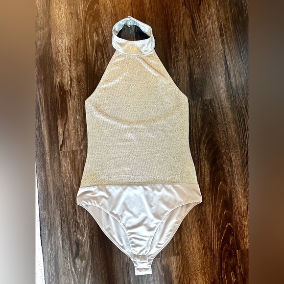 X Revolve Shae Bodysuit in Pewter - SZ Large - Mockneck - Picture 7 of 7